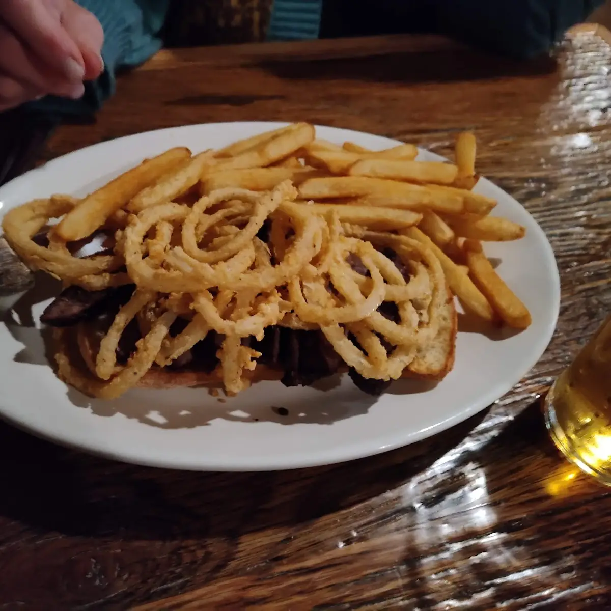 Steak Sandwich with Fried Onions