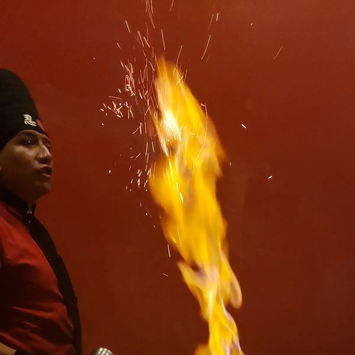 Flaming Sushi on Fire