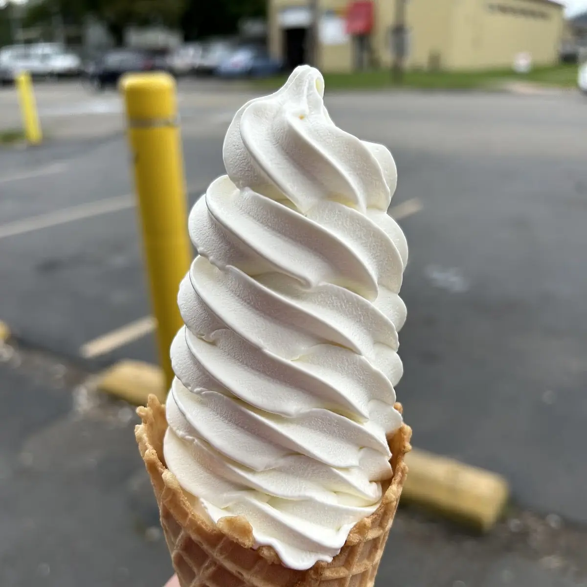 Vanilla Soft Serve Cone