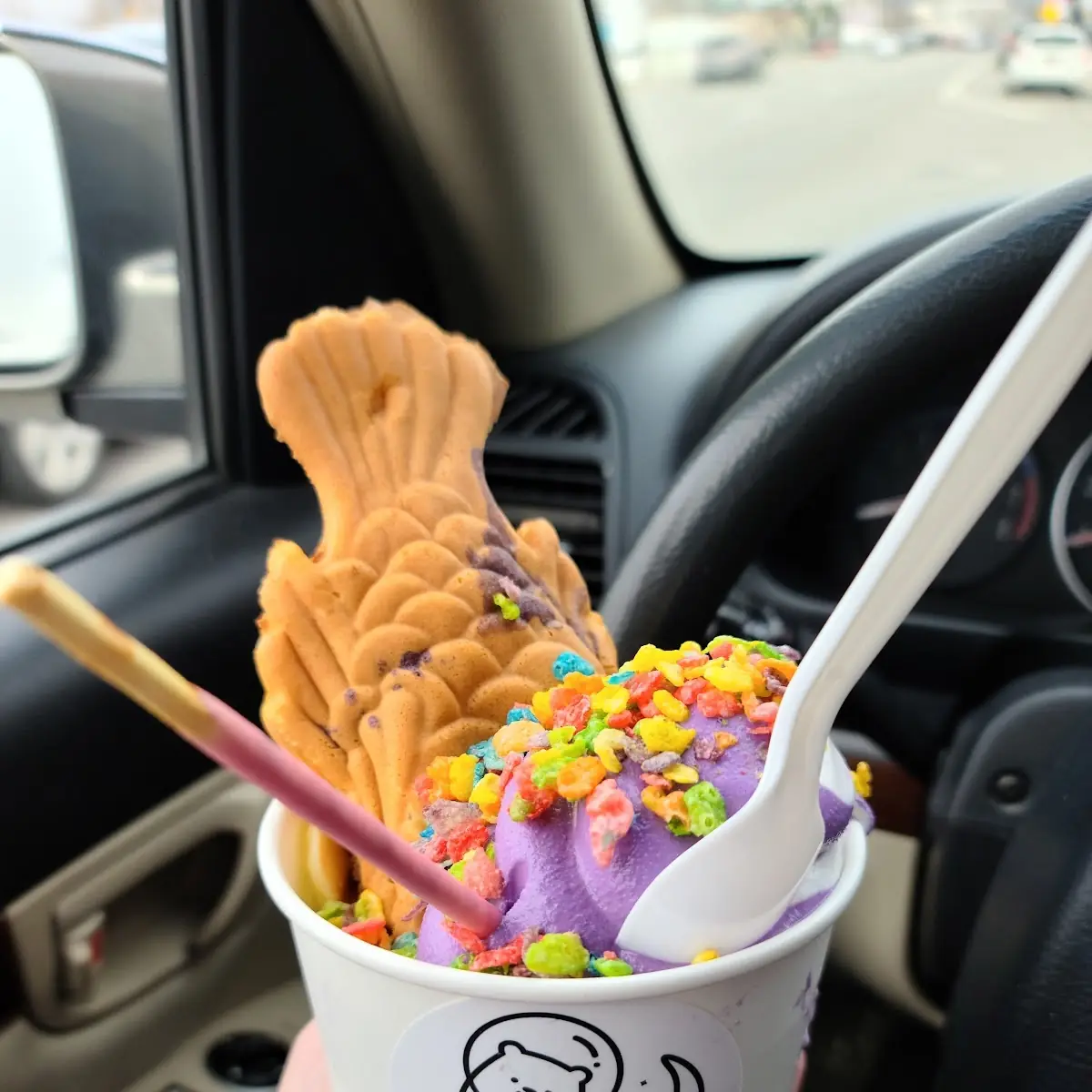 Taiyaki with Soft Serve