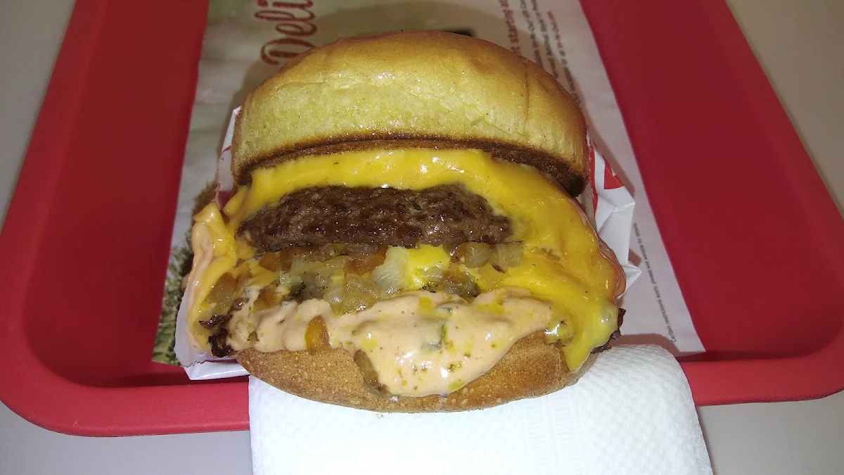 3x3 with Grilled Onions and Sauce