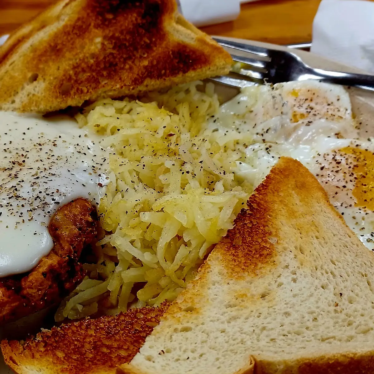 Chicken Fried Steak with Eggs