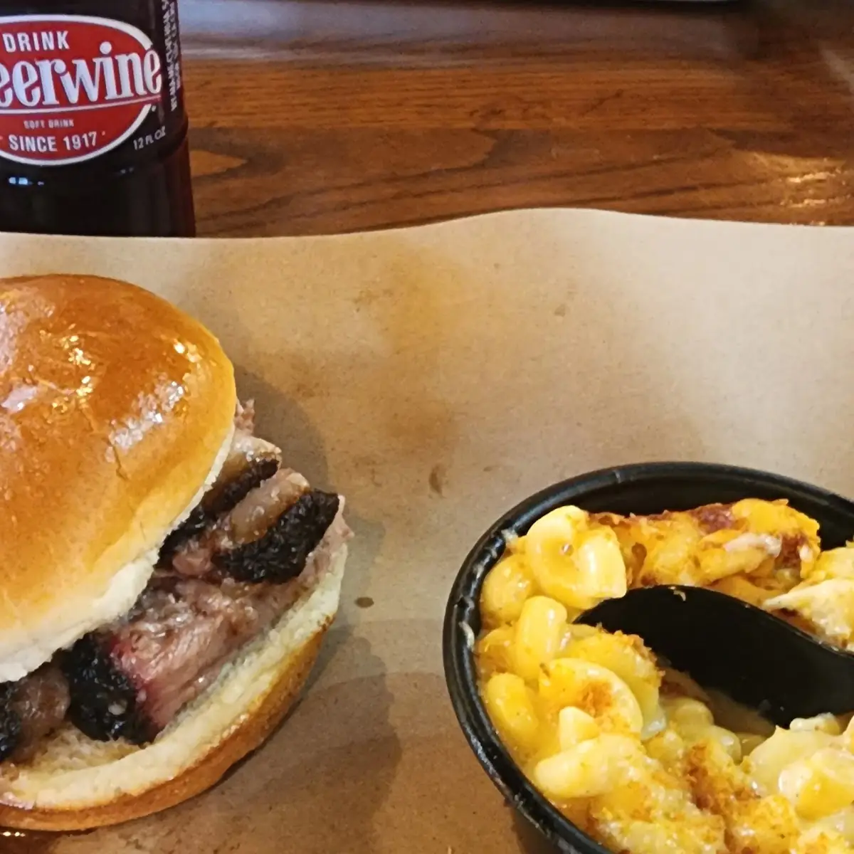 Brisket Sandwich Mac & Cheese