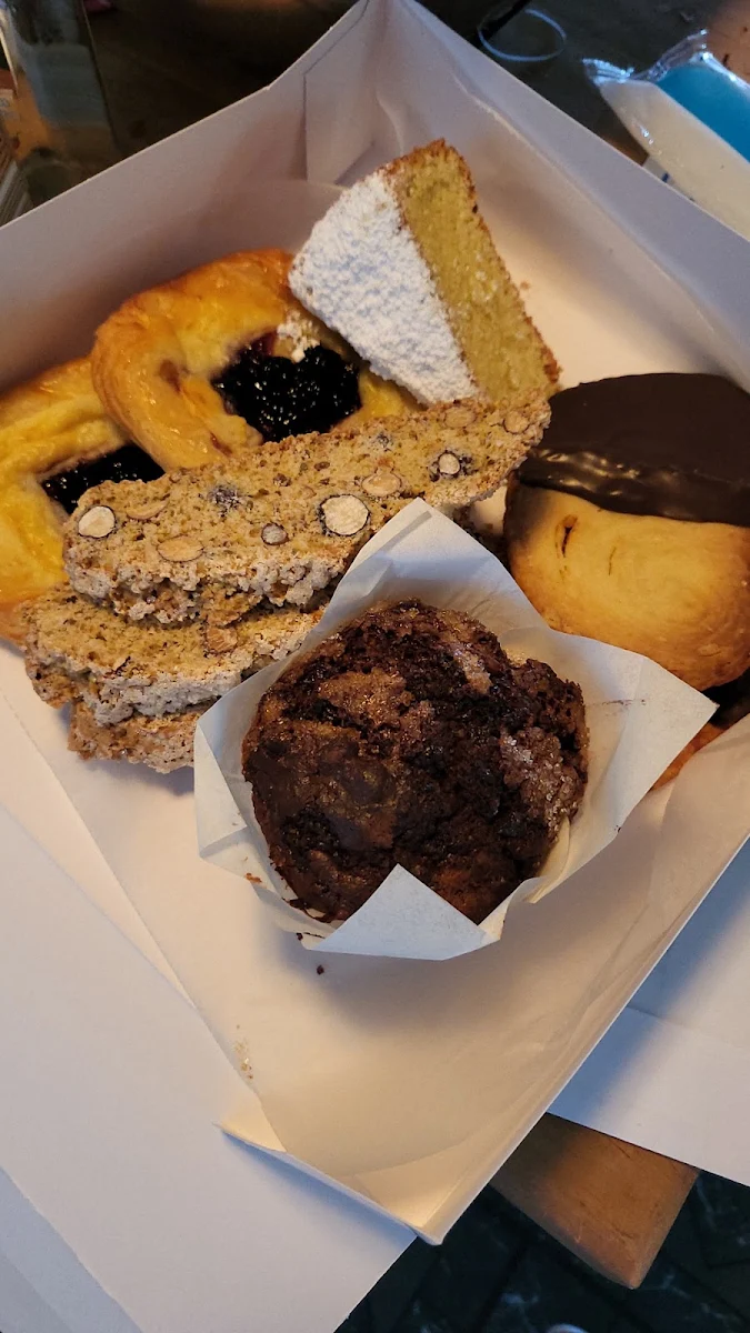 Biscotti Almond Torte Raspberry Danish Palmers Double Chocolate Pecan Muffin