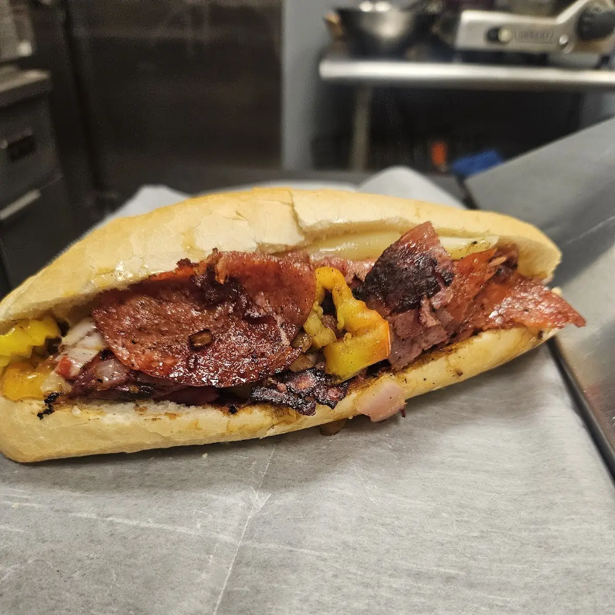 Steak egg and cheese breakfast wrap