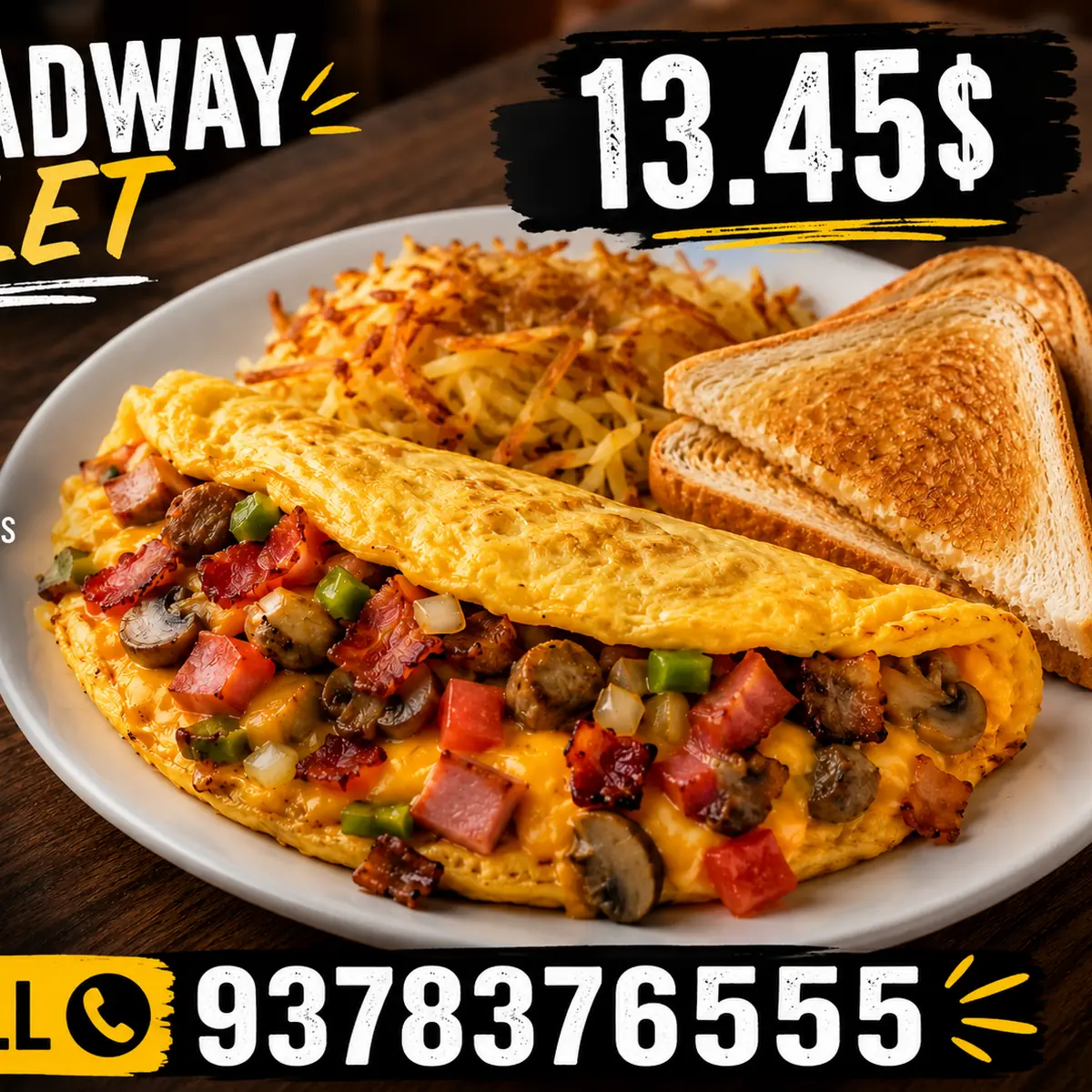 Meat Lovers Omelette