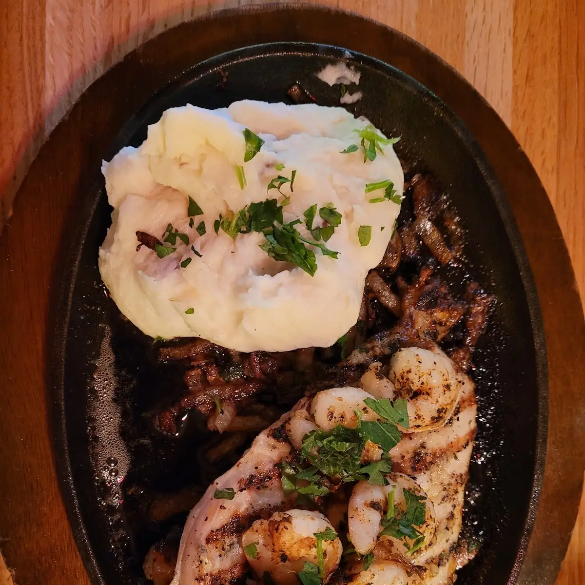 Steak and Shrimp