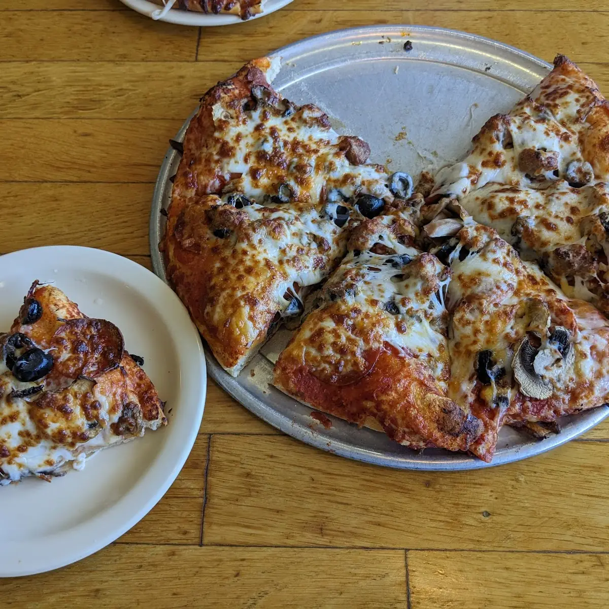 Pepperoni Sausage Olive Pizza