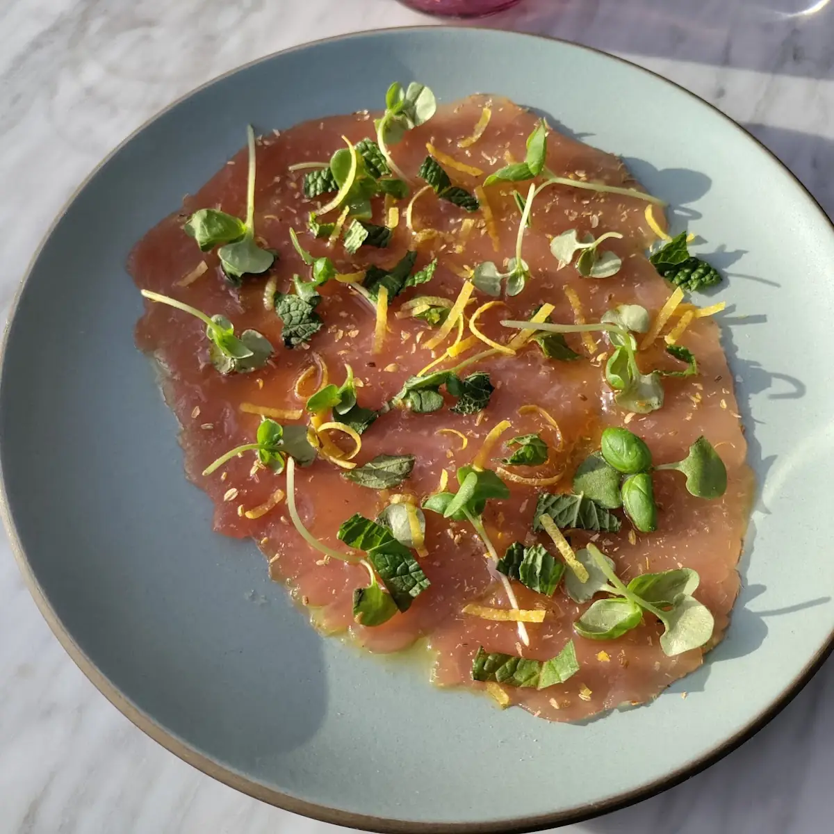 Ahi Tuna Carpaccio