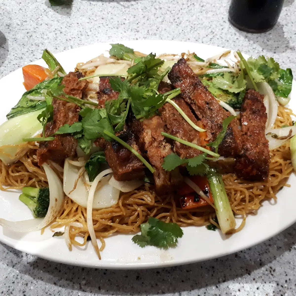 BBQ Pork Fried Noodles