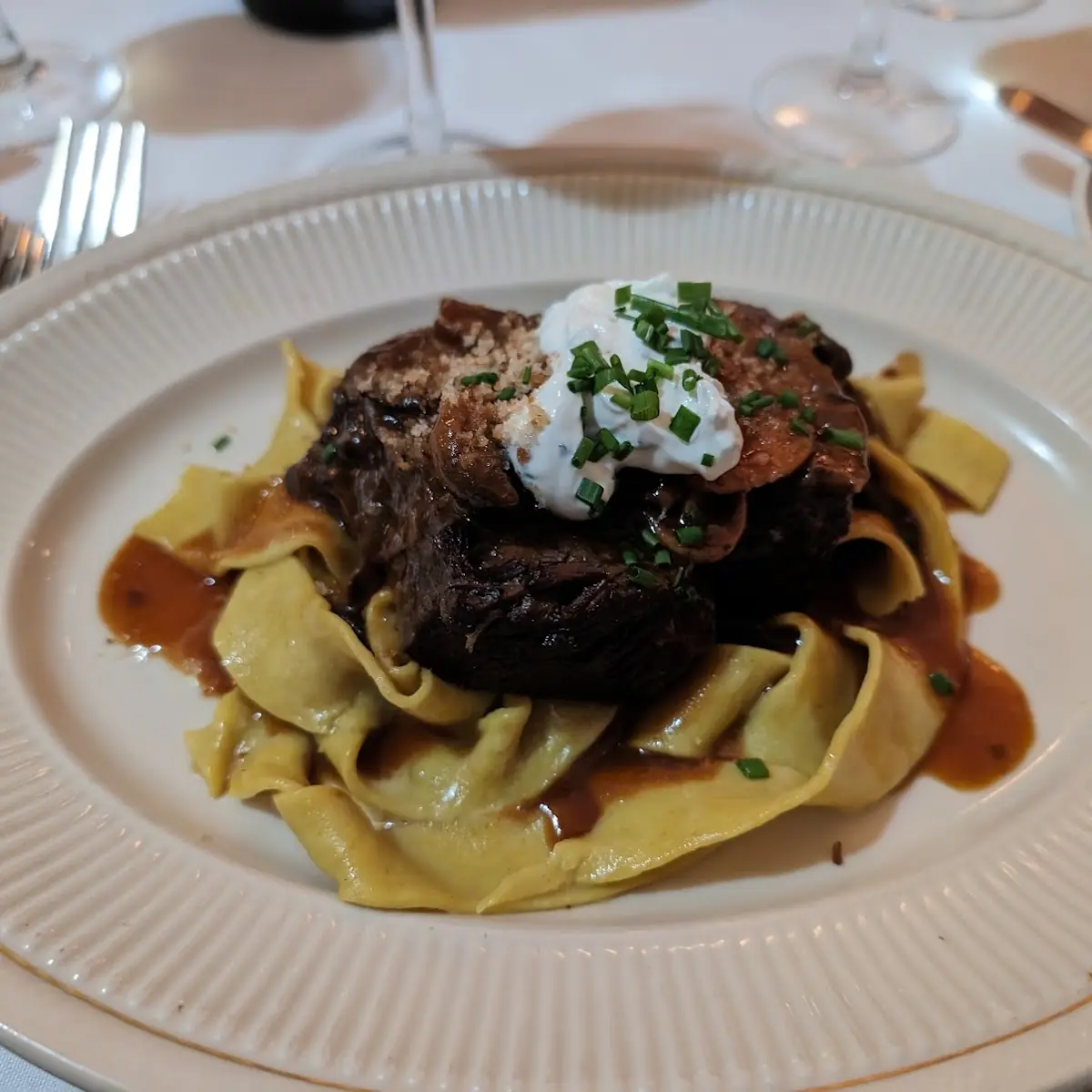 Short Ribs Stroganoff