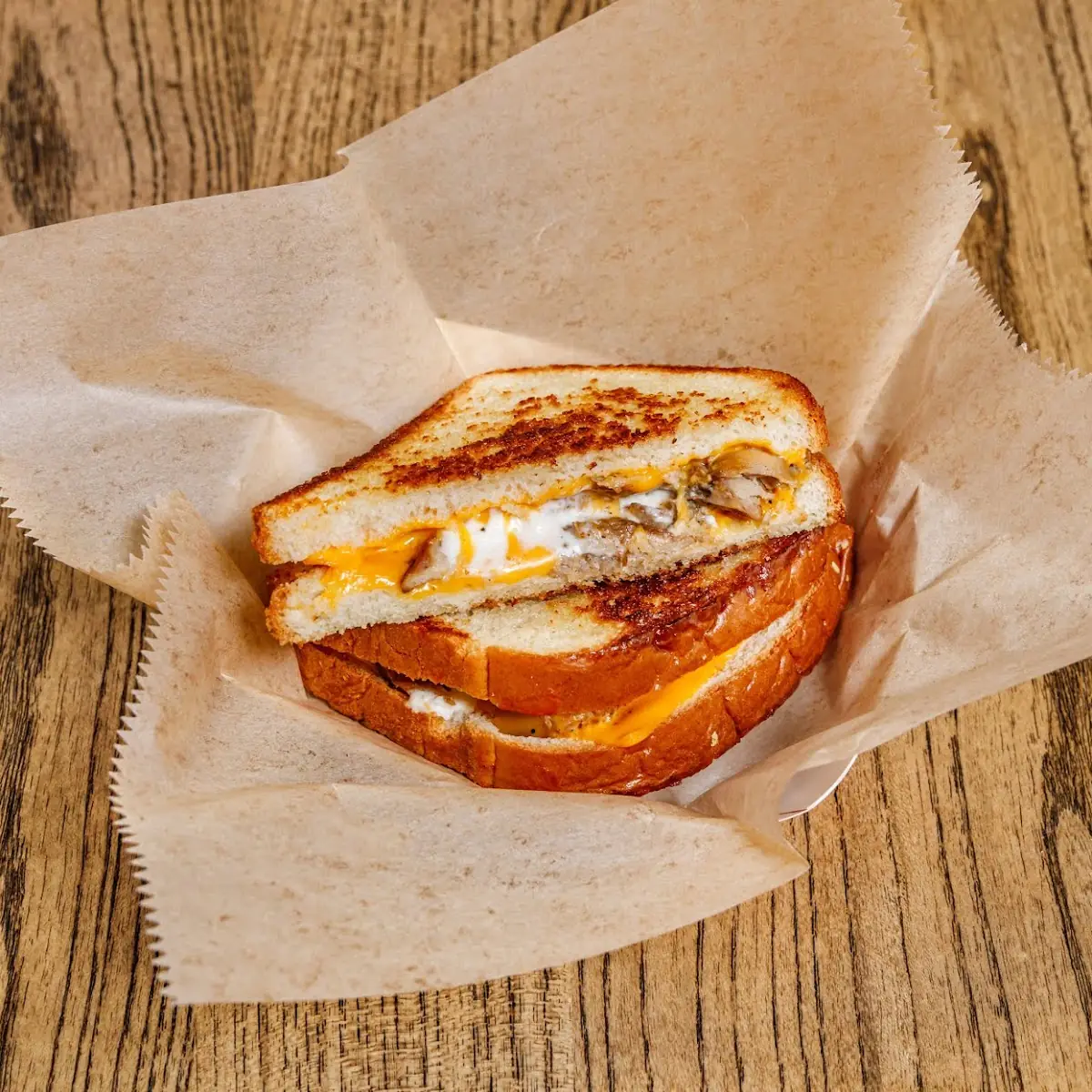 Pork Belly Grilled Cheese Sandwich