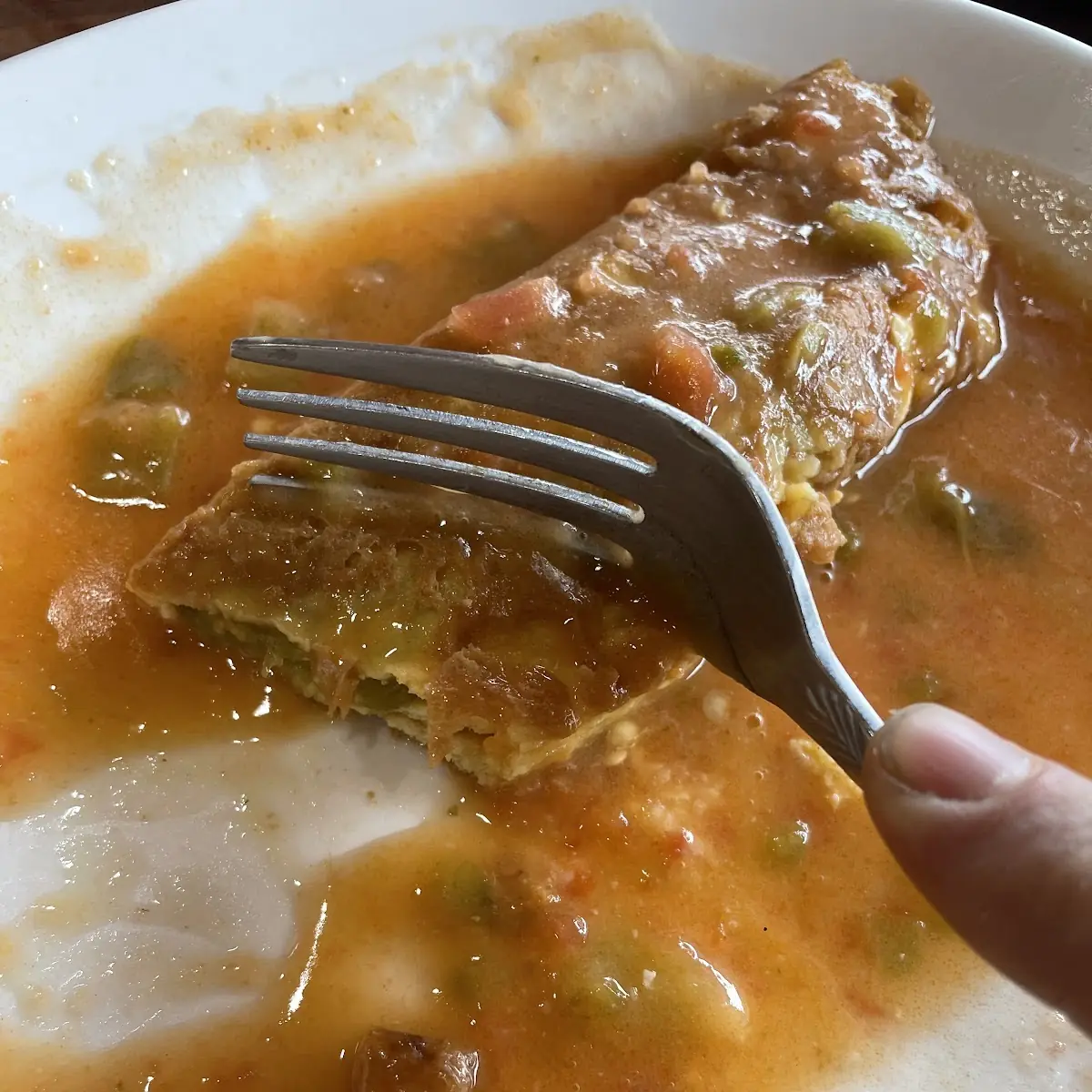 Smothered with Green Chile