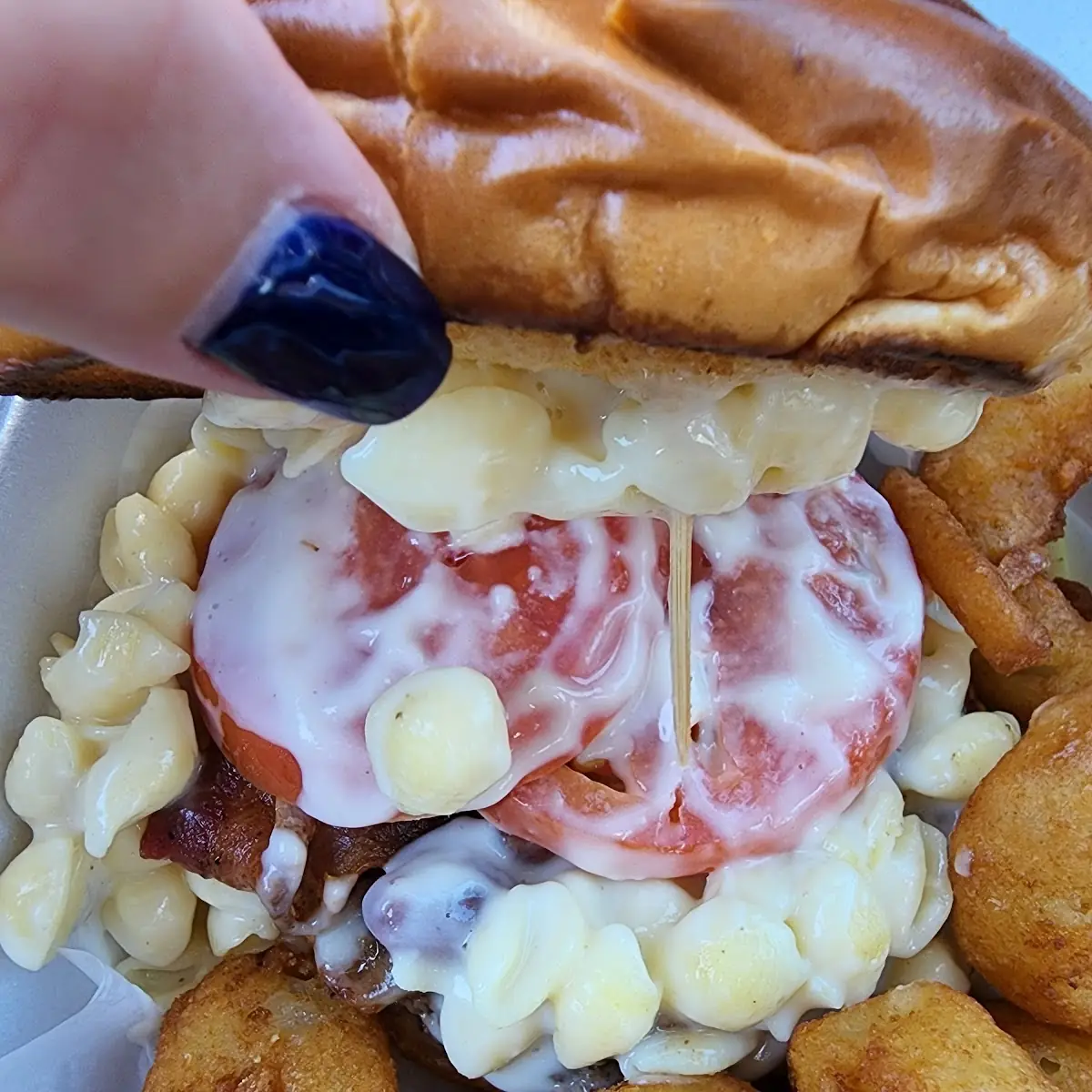 Mac and Cheese Burger