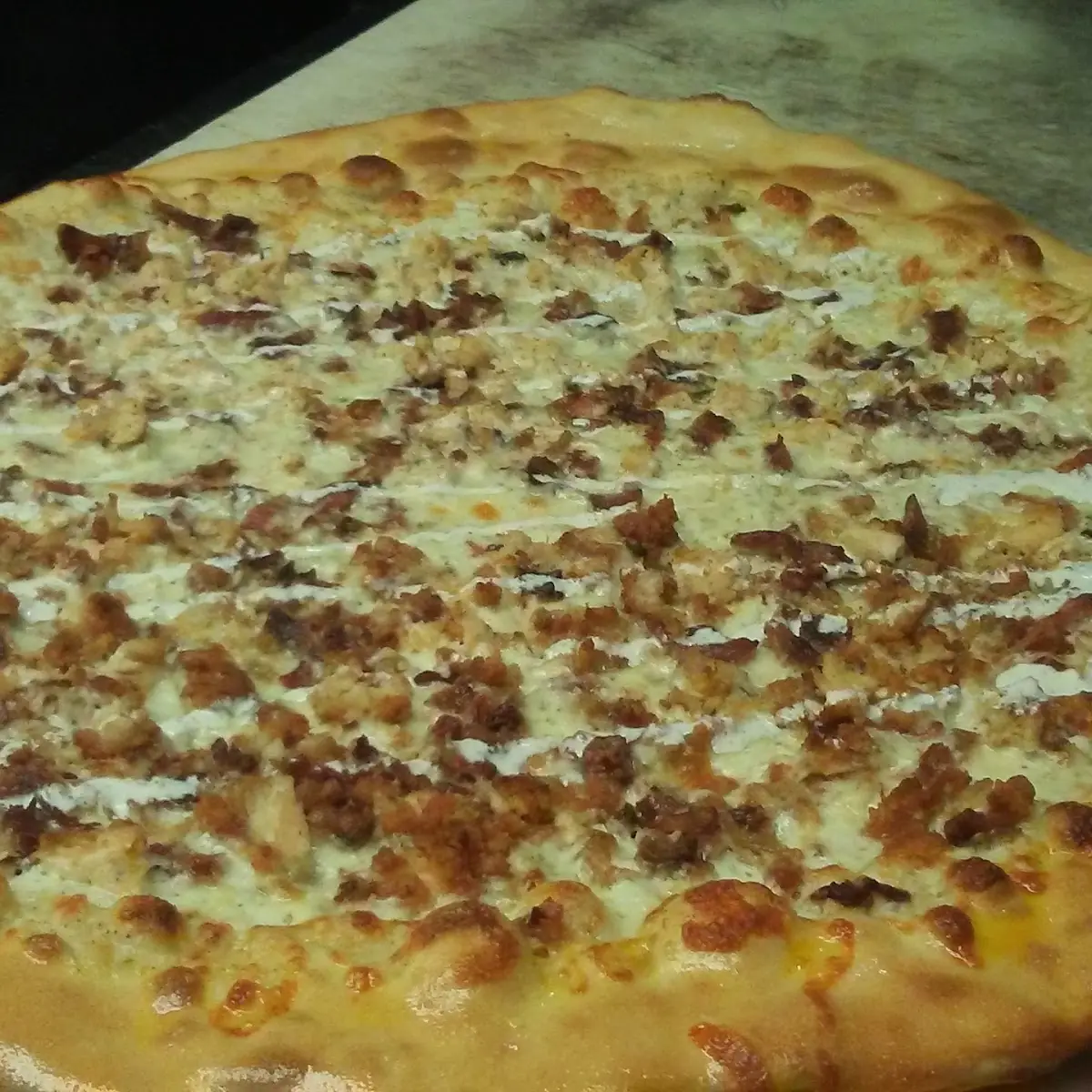 Chicken Bacon Ranch Pizza