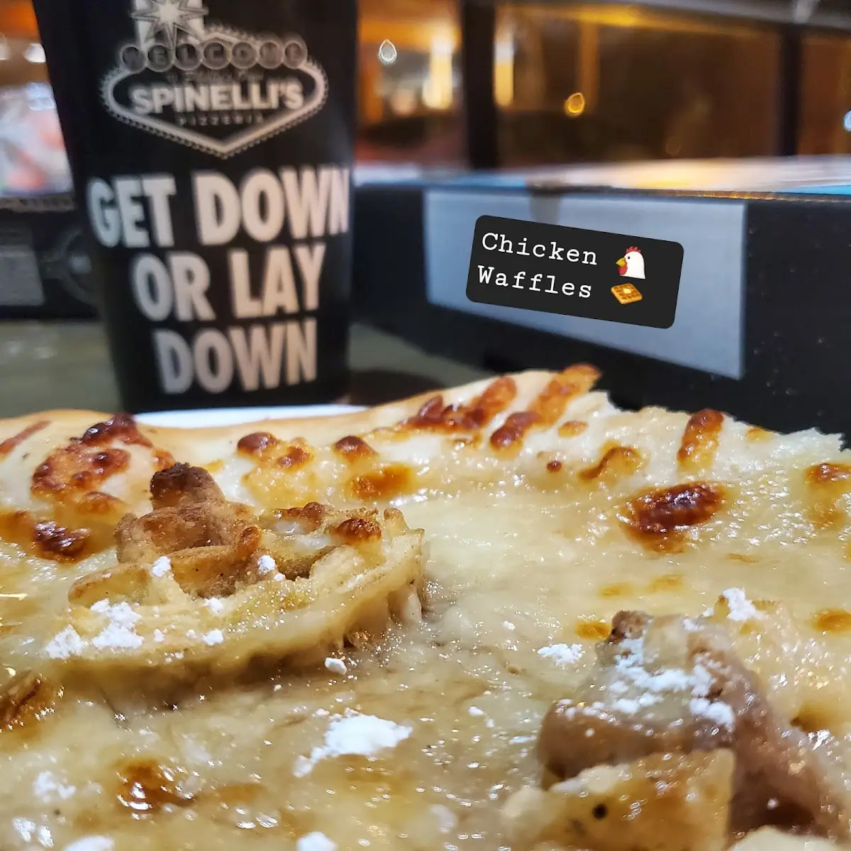 Chicken & Waffles Slice