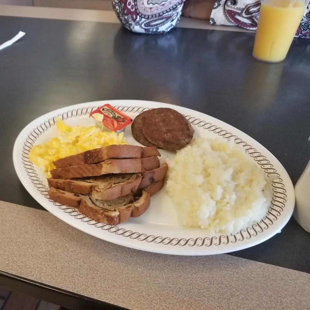 Breakfast with Cinnamon Raisin Toast