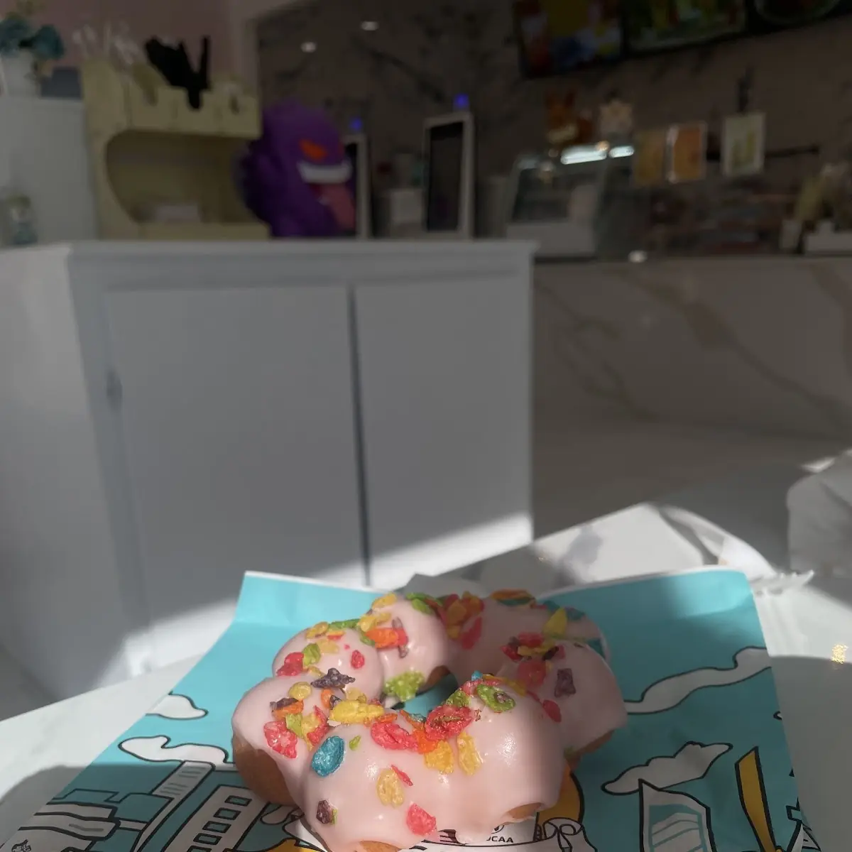 Strawberry Mochi Donut
