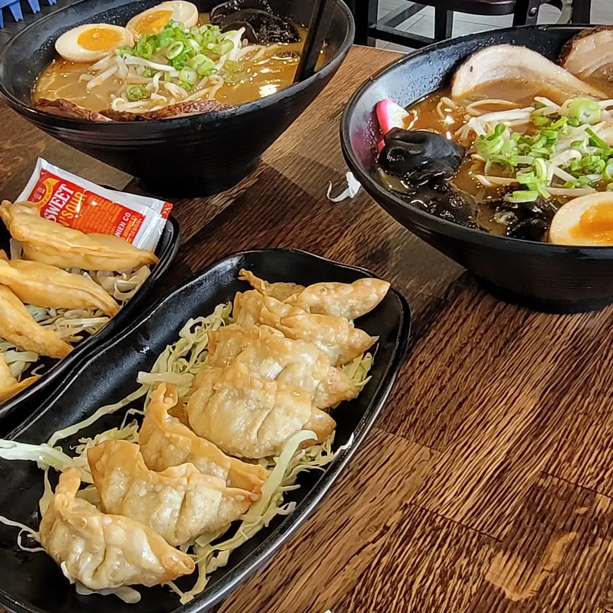 Gyoza and Crab Rangoon