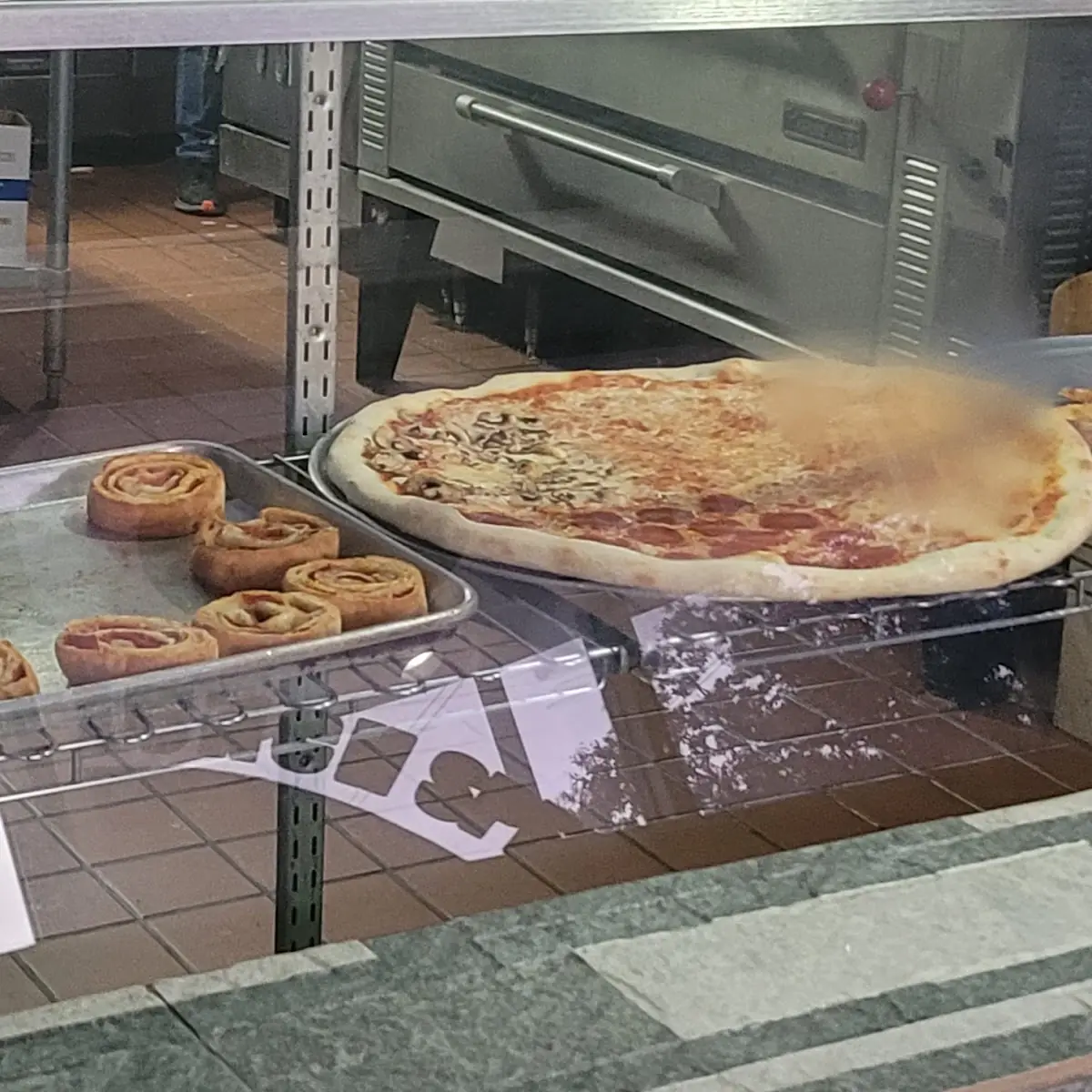 Pepperoni Roll and Pizza Slices