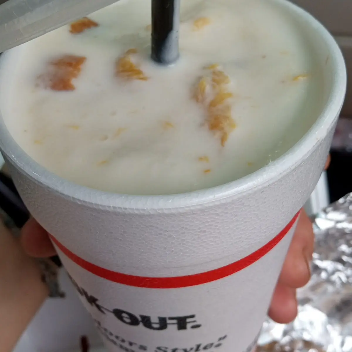 Peach Cobbler Milkshake