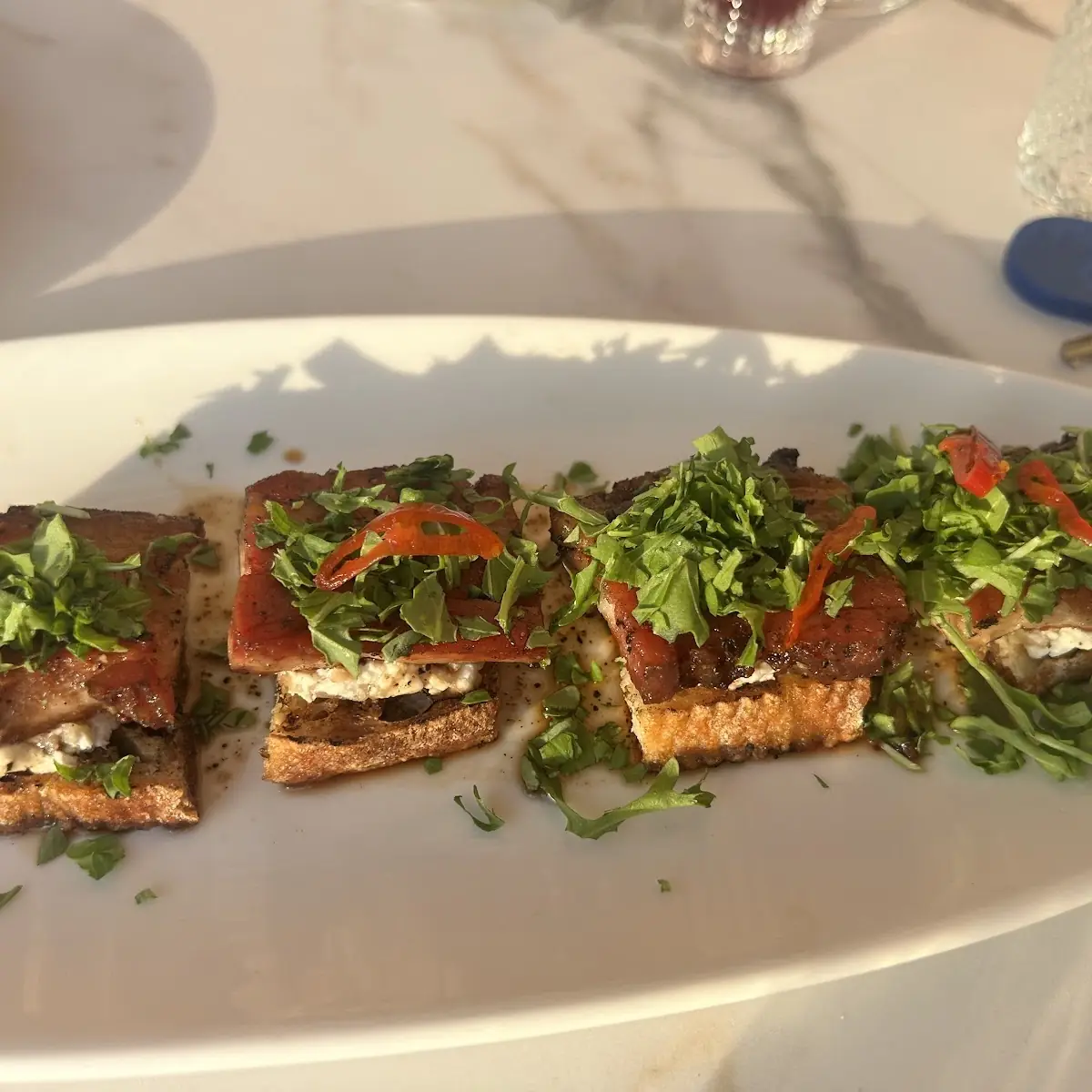 Pork Belly Bruschetta