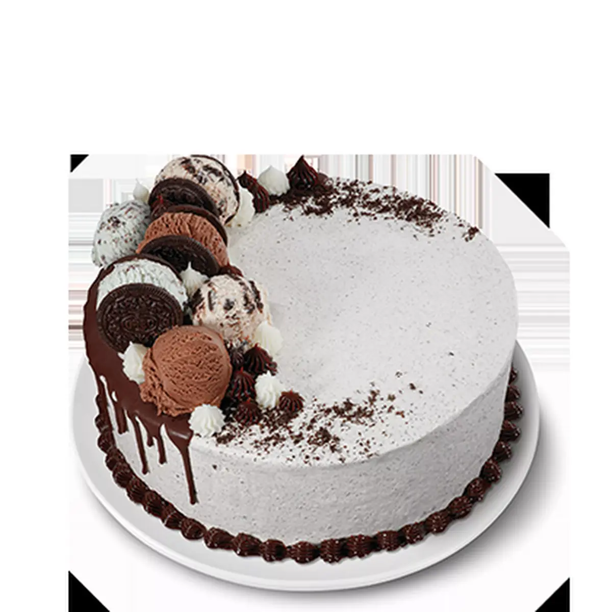 Oreo Ice Cream Cookies & Scoops Cake