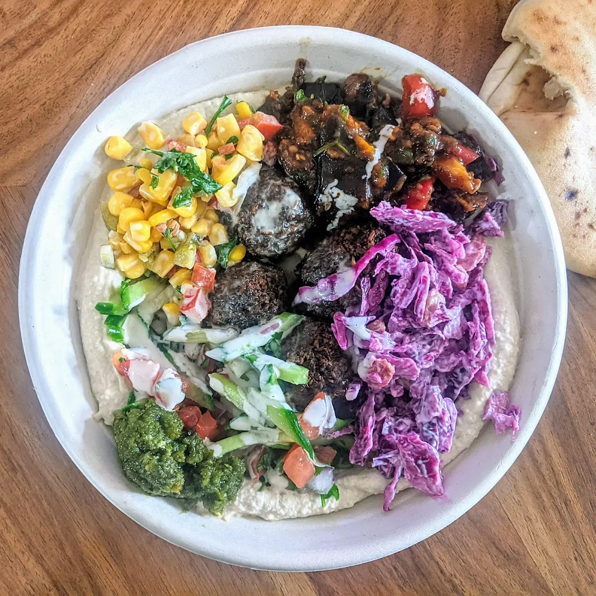 Falafel Hummus Plate