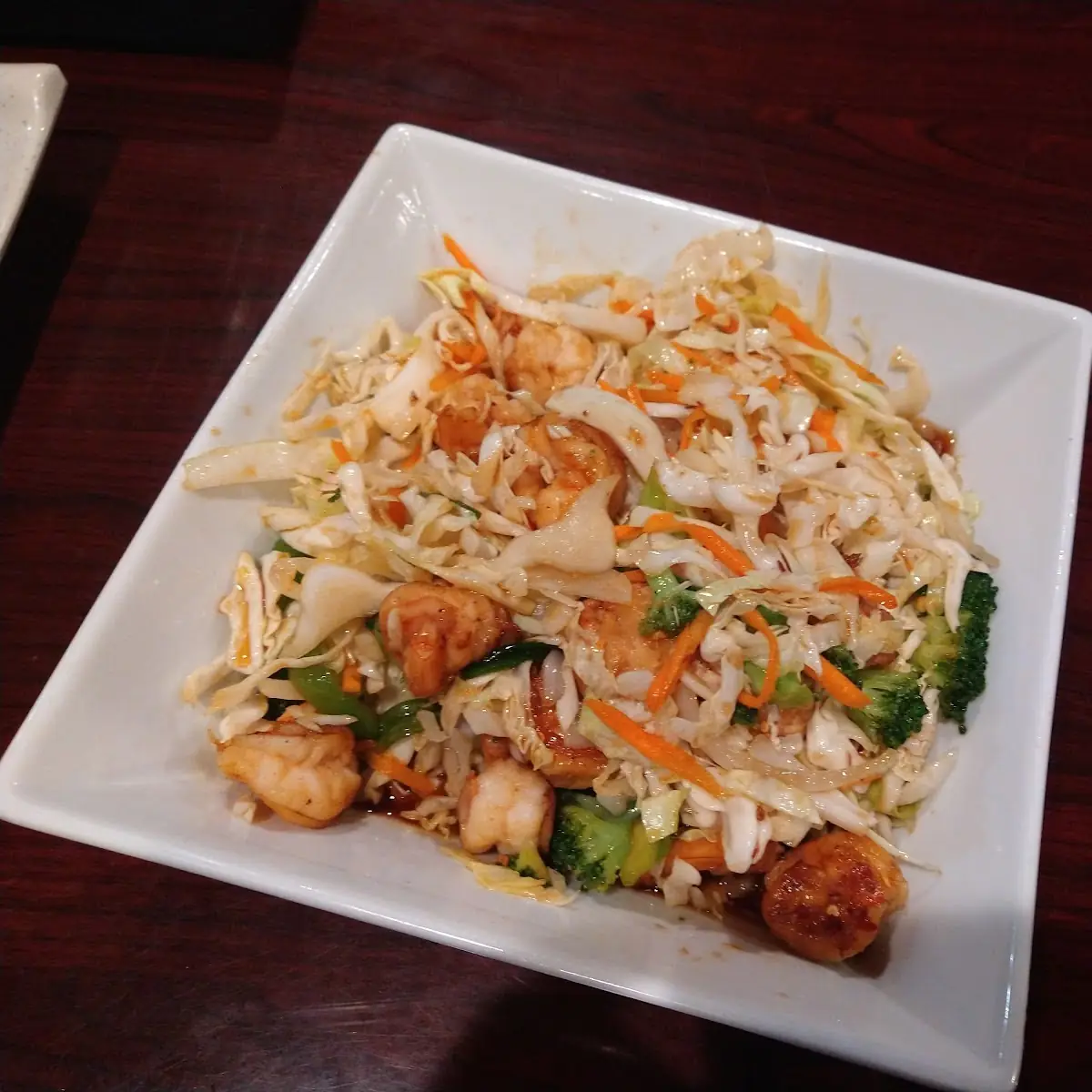 Mixed Vegetables Fried Rice with Shrimp