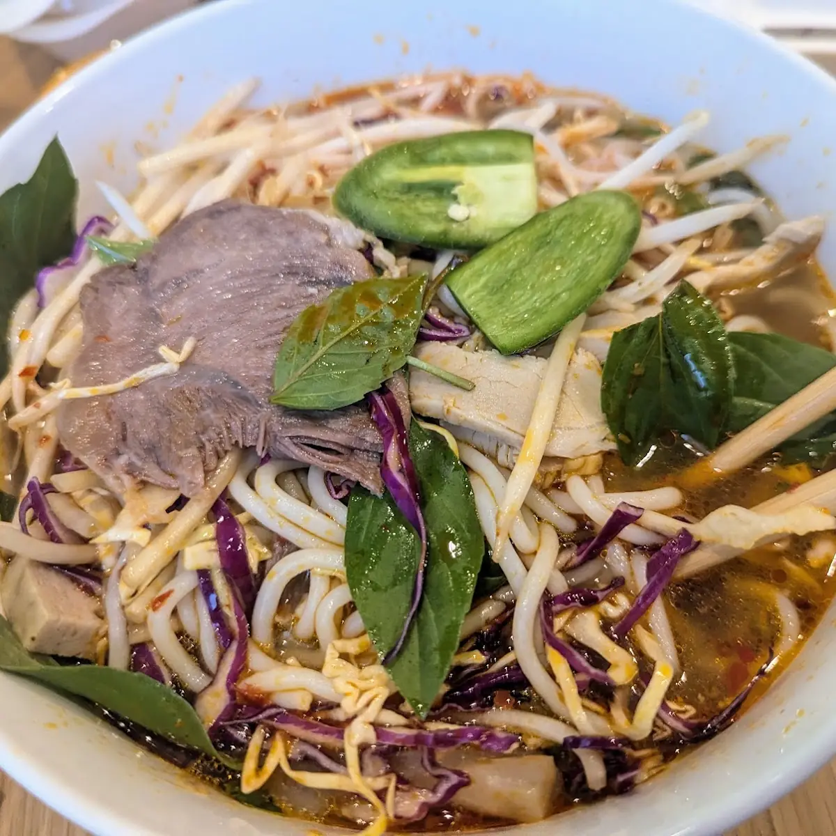 Spicy Beef Soup Bun Bo Hue