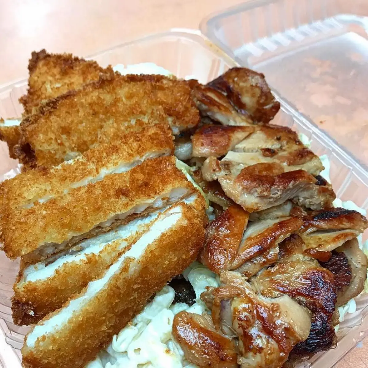 Barbecue Chicken Rice Plate