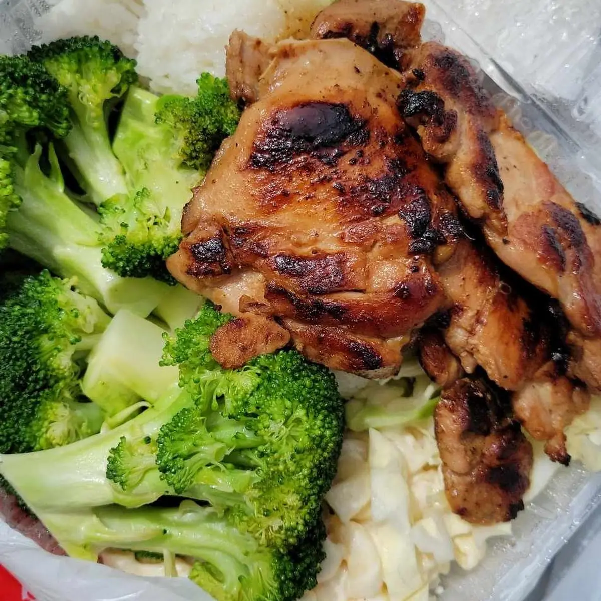 Chicken Teriyaki Broccoli Plate