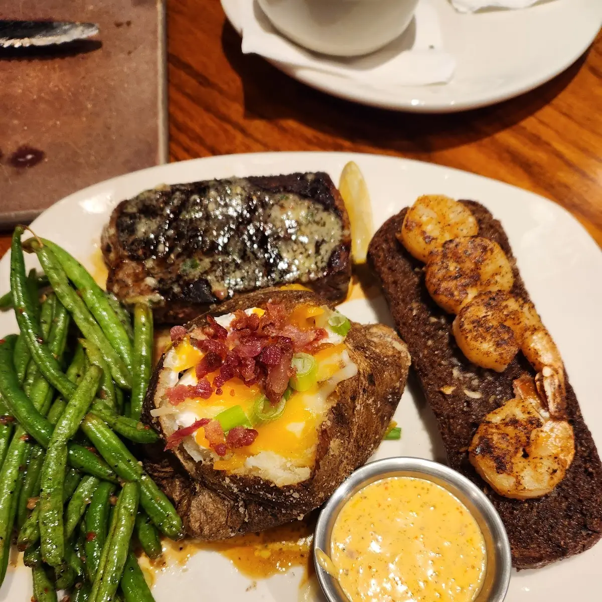 Steak and Shrimp