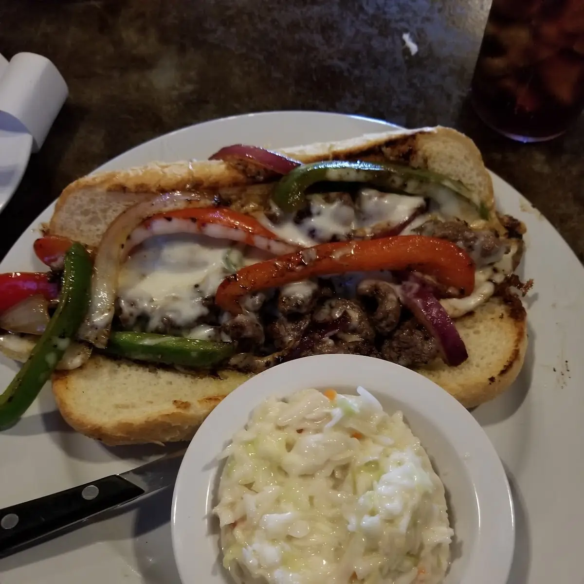 Philly Cheese Steak Sandwich