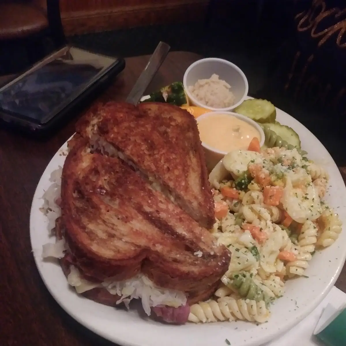 Reuben w Pasta Salad