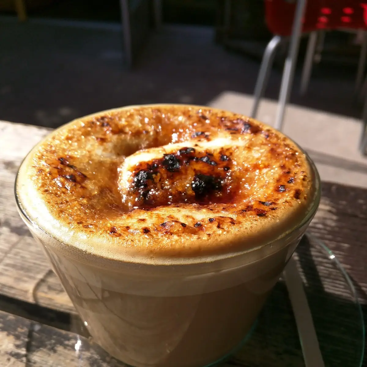 Cappuccino with Creme Brulee Top