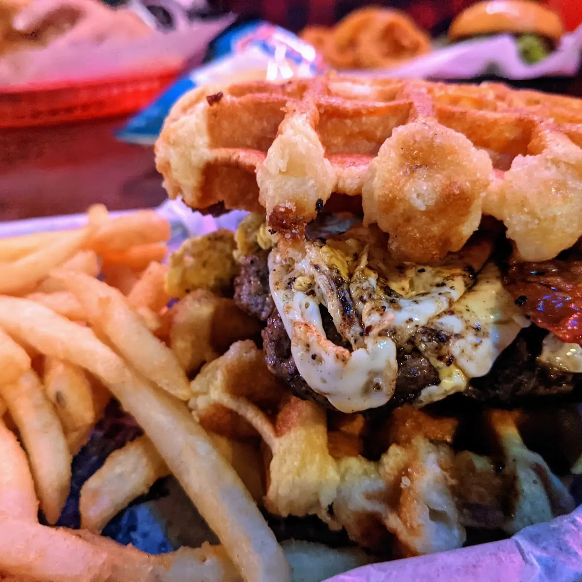 Waffle Burger