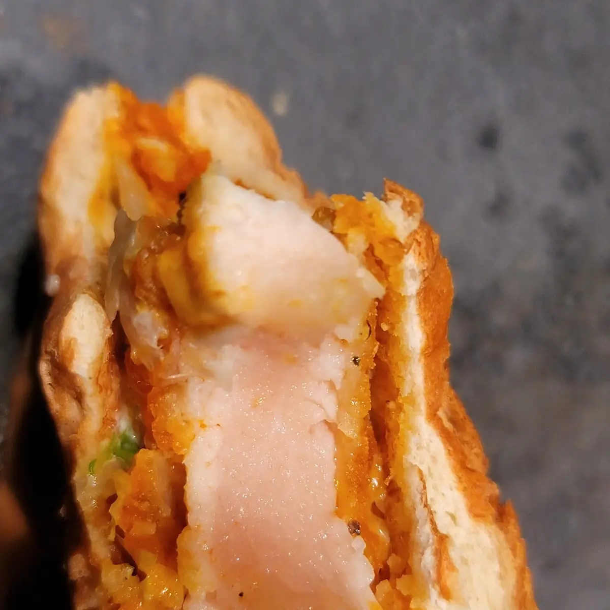 Raw Spicy Chicken Sandwich