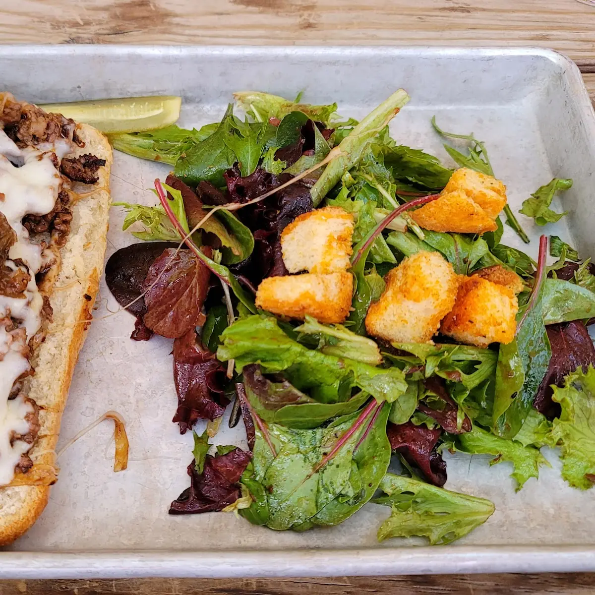 Bison Philly Cheesesteak