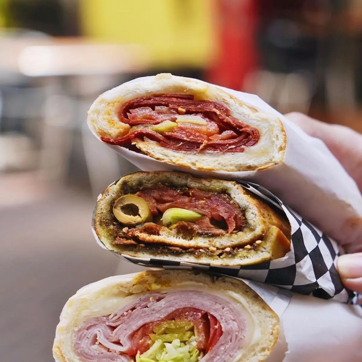 Black Forest Ham with Provolone Sandwich with Provolone Cheese