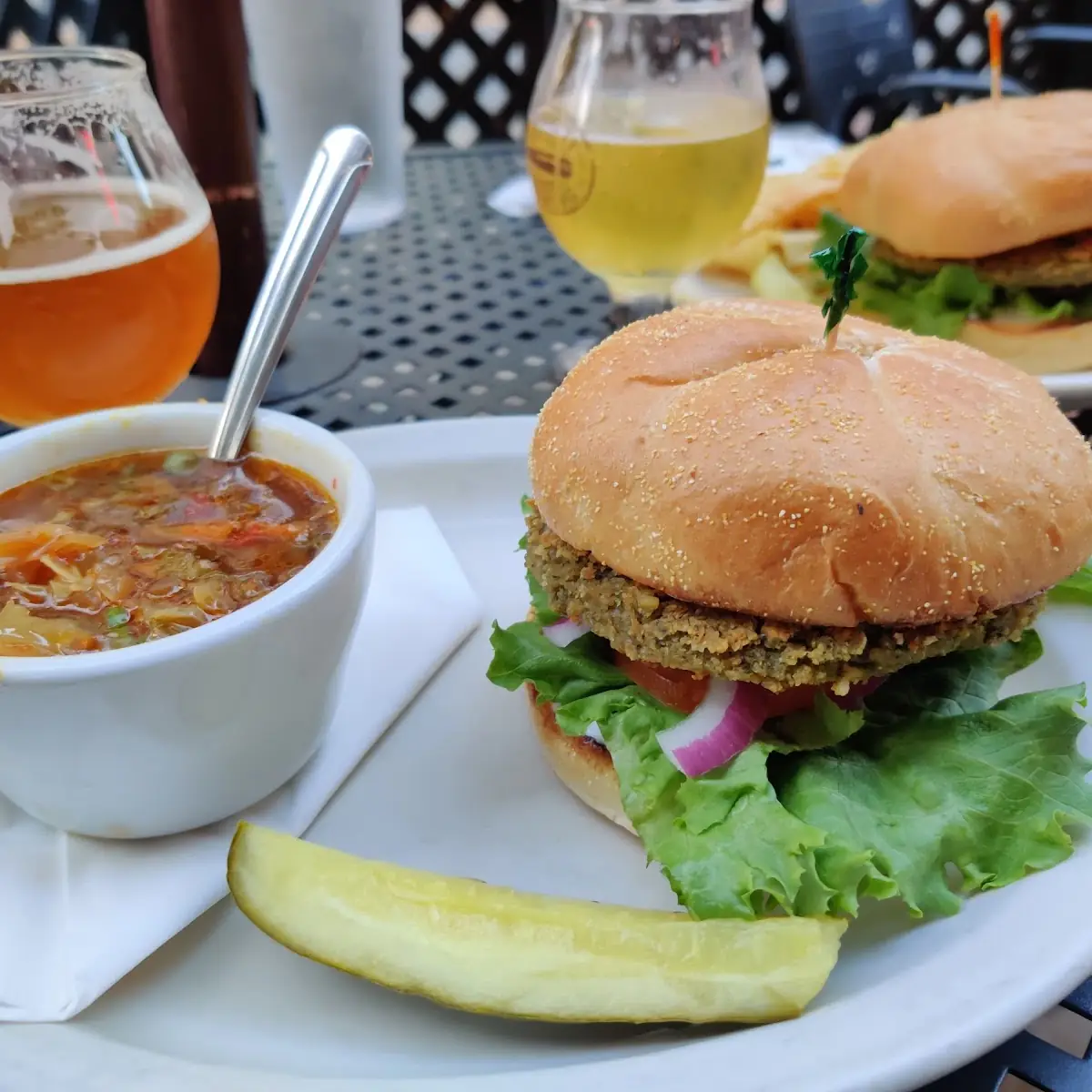 Vegan Falafel Burger