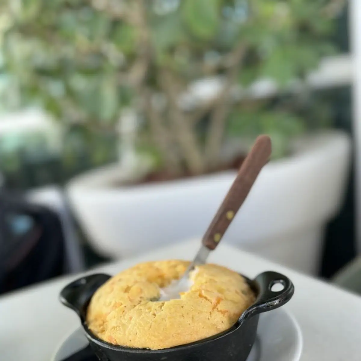 Fresh Baked Skillet Cornbread