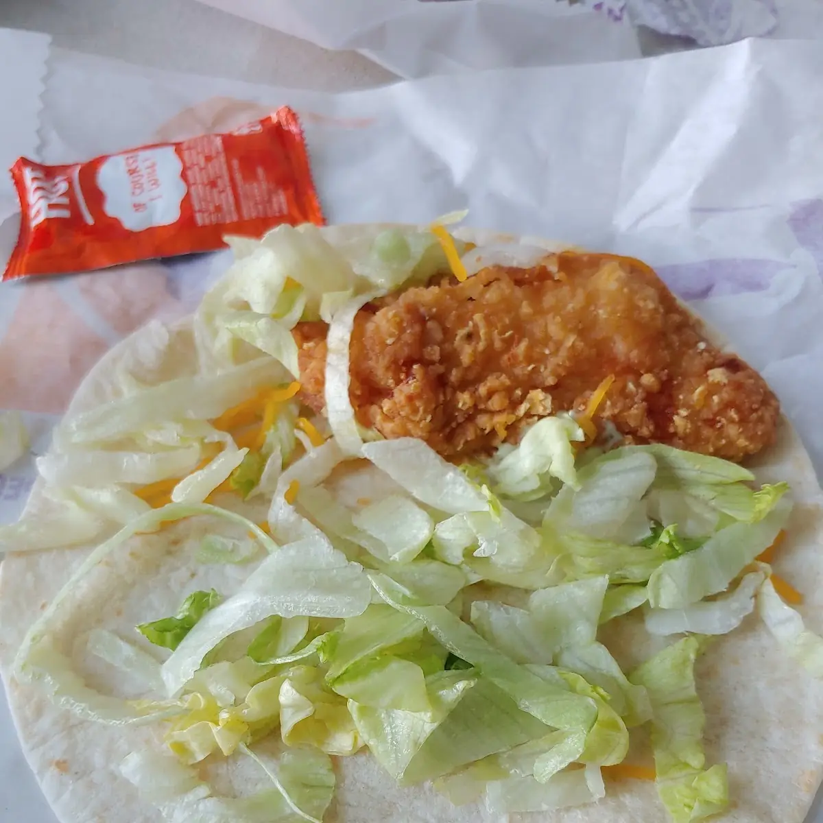 Cantina Crispy Chicken Taco with Avocado Ranch