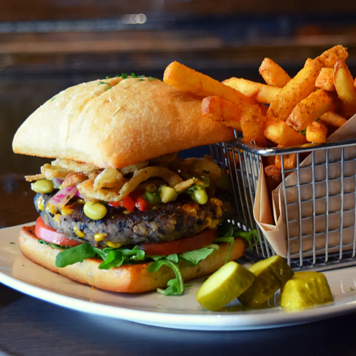 Spicy Vegan Burger