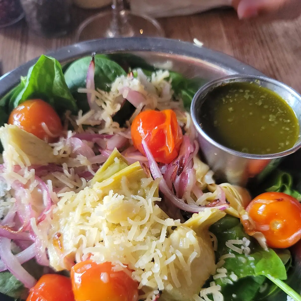 Spinach & Artichoke Salad