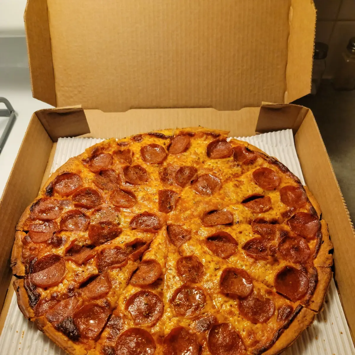 Pepperoni Pizza Cracker Crust