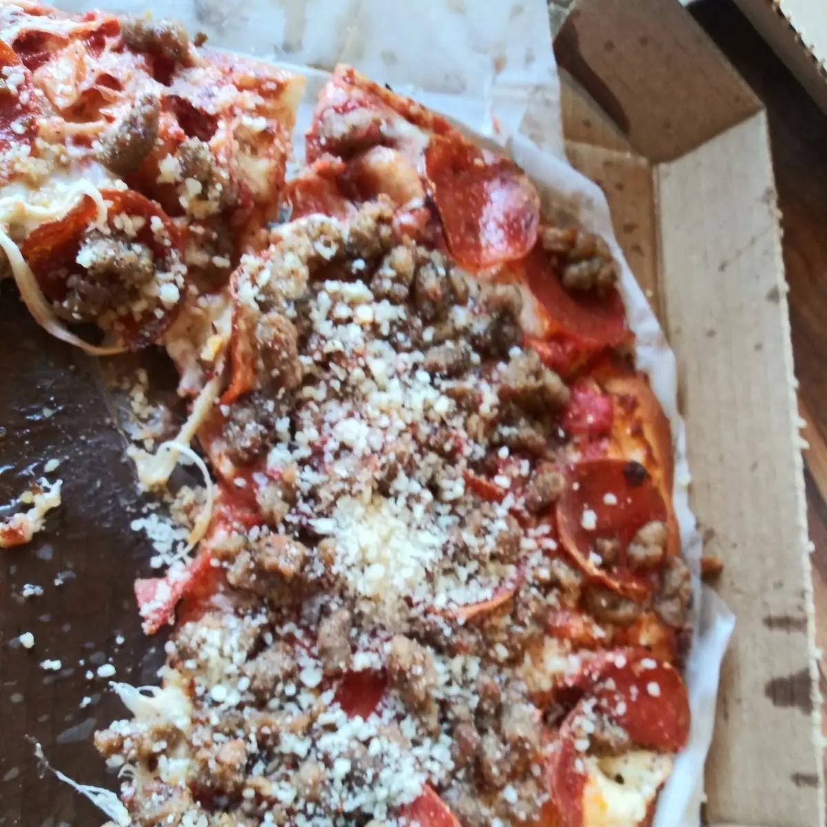 Pepperoni and Sausage Pizza