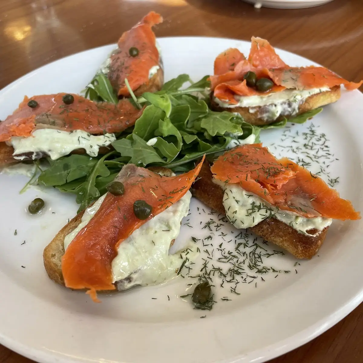 Smoked Salmon Bruschetta