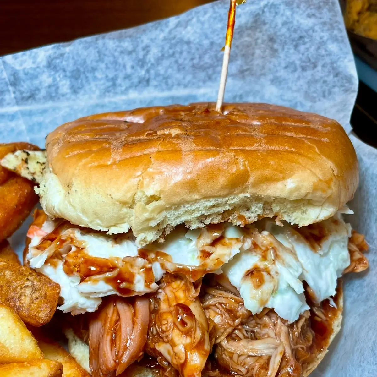 Pulled Chicken Sandwich