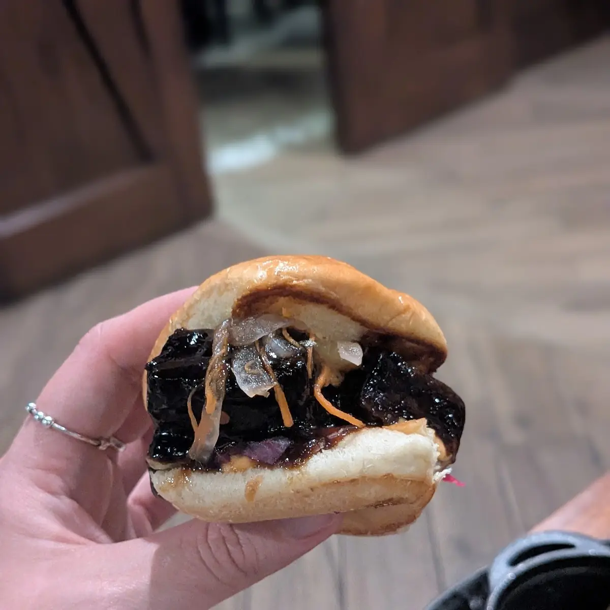 Braised Pork Belly Sliders